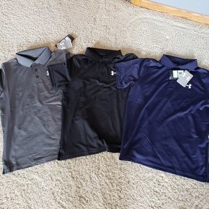 YLG Under Armour Polo Shirts NWT
